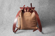 RETRO MOTORCYCLE BACKPACK - camel