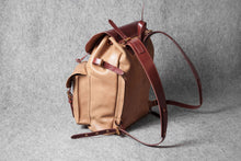 RETRO MOTORCYCLE BACKPACK - camel