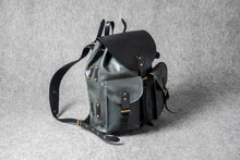 RETRO MOTORCYCLE BACKPACK MINI - black