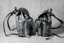 RETRO MOTORCYCLE BACKPACK MINI - black