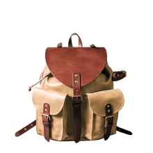 RETRO MOTORCYCLE BACKPACK MINI - camel