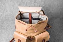 RETRO MOTORCYCLE BACKPACK MINI - camel