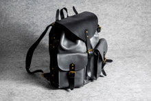 RETRO MOTORCYCLE BACKPACK - black