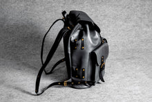 RETRO MOTORCYCLE BACKPACK - black
