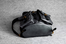 RETRO MOTORCYCLE BACKPACK - black