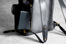 RETRO MOTORCYCLE BACKPACK - black