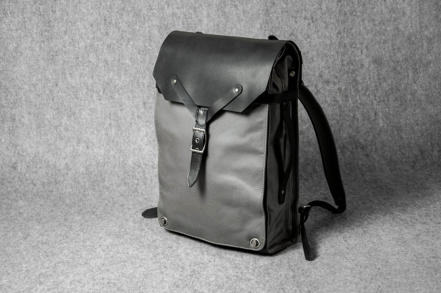 designer black leather backpack silver zippers Buy The Atlas and workday essentials Introducing The Rye Backpack -