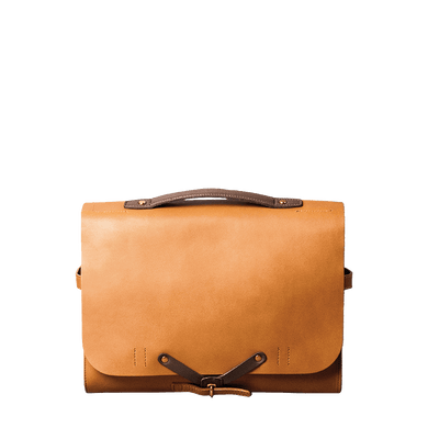 The Minimal - Full Grain Vegetable Tanned Leather Messenger Bag